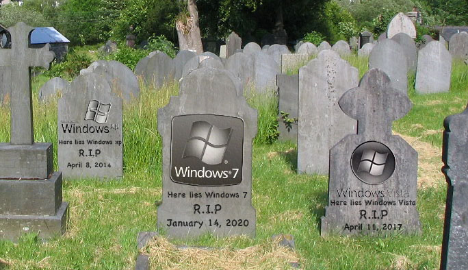 Window Operating Systems graveyard